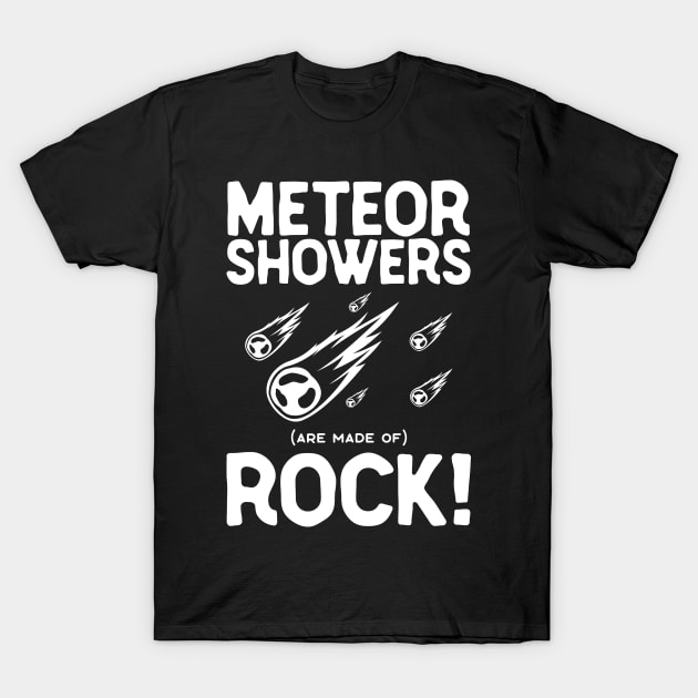 Meteor Showers Rock T-Shirt by thingsandthings